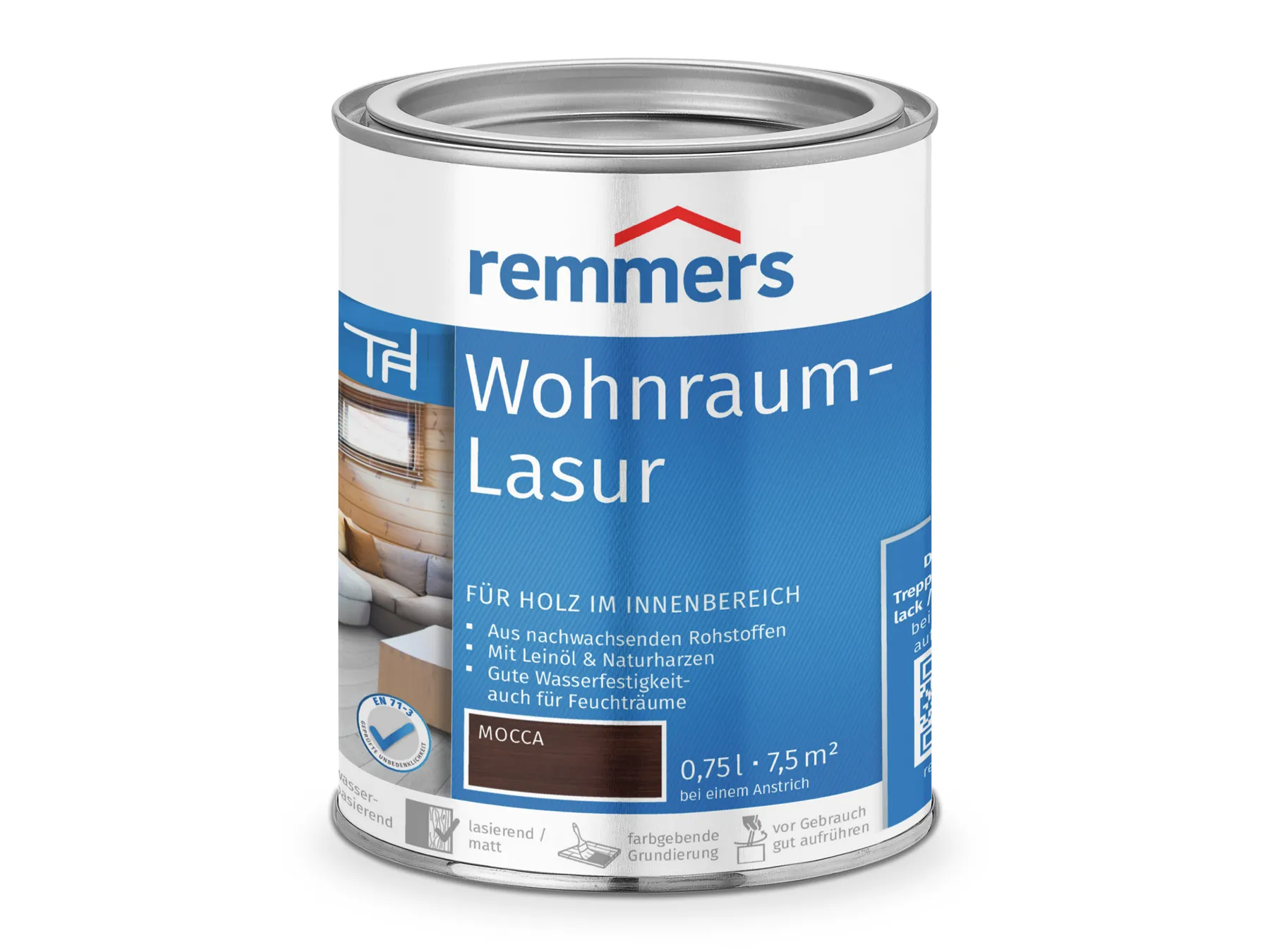 Moebelfaktor Wohnraum-Lasur mocca 0,75 l
