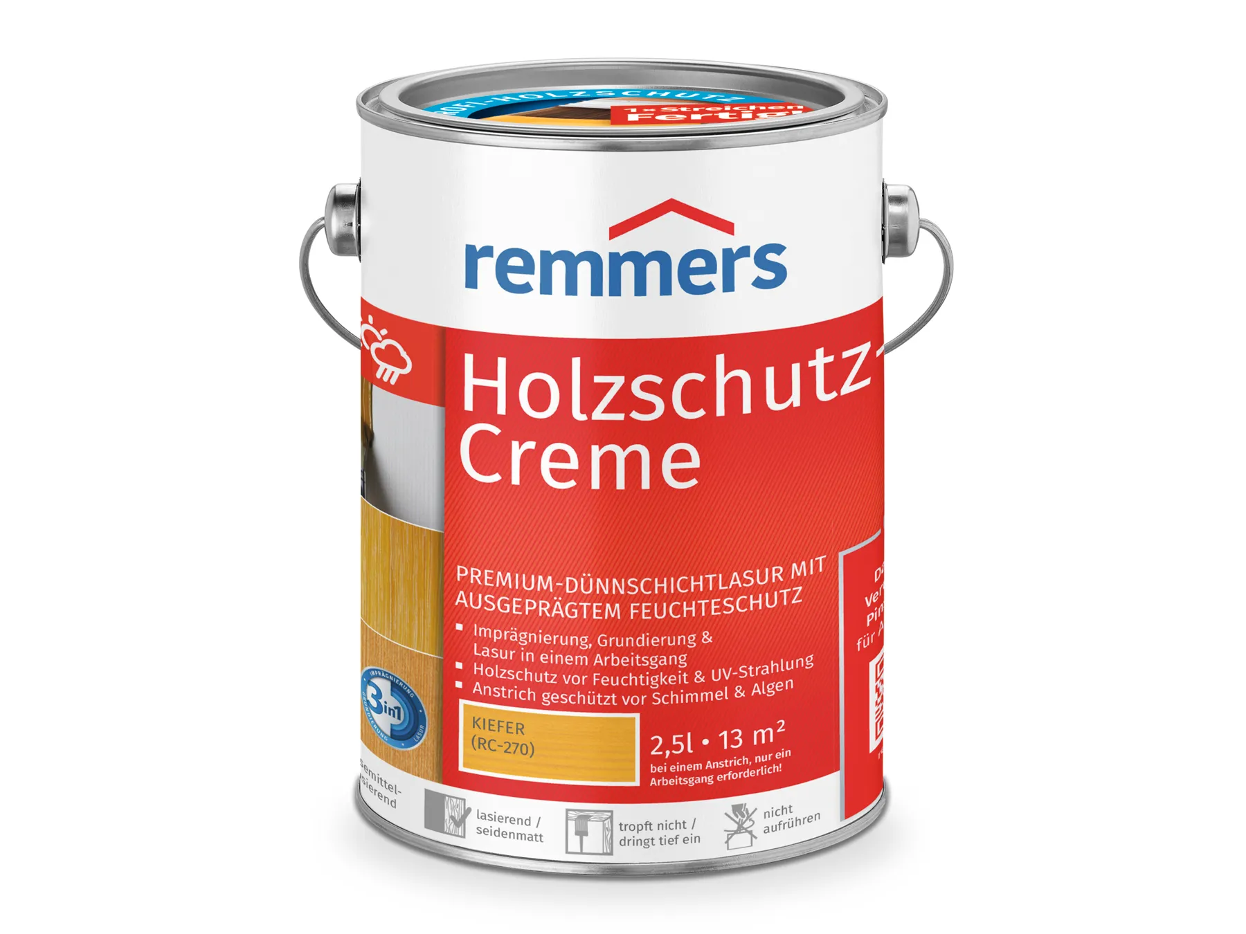 Moebelfaktor Holzschutz-Creme 3in1 kiefer (RC-270) 2,5 l