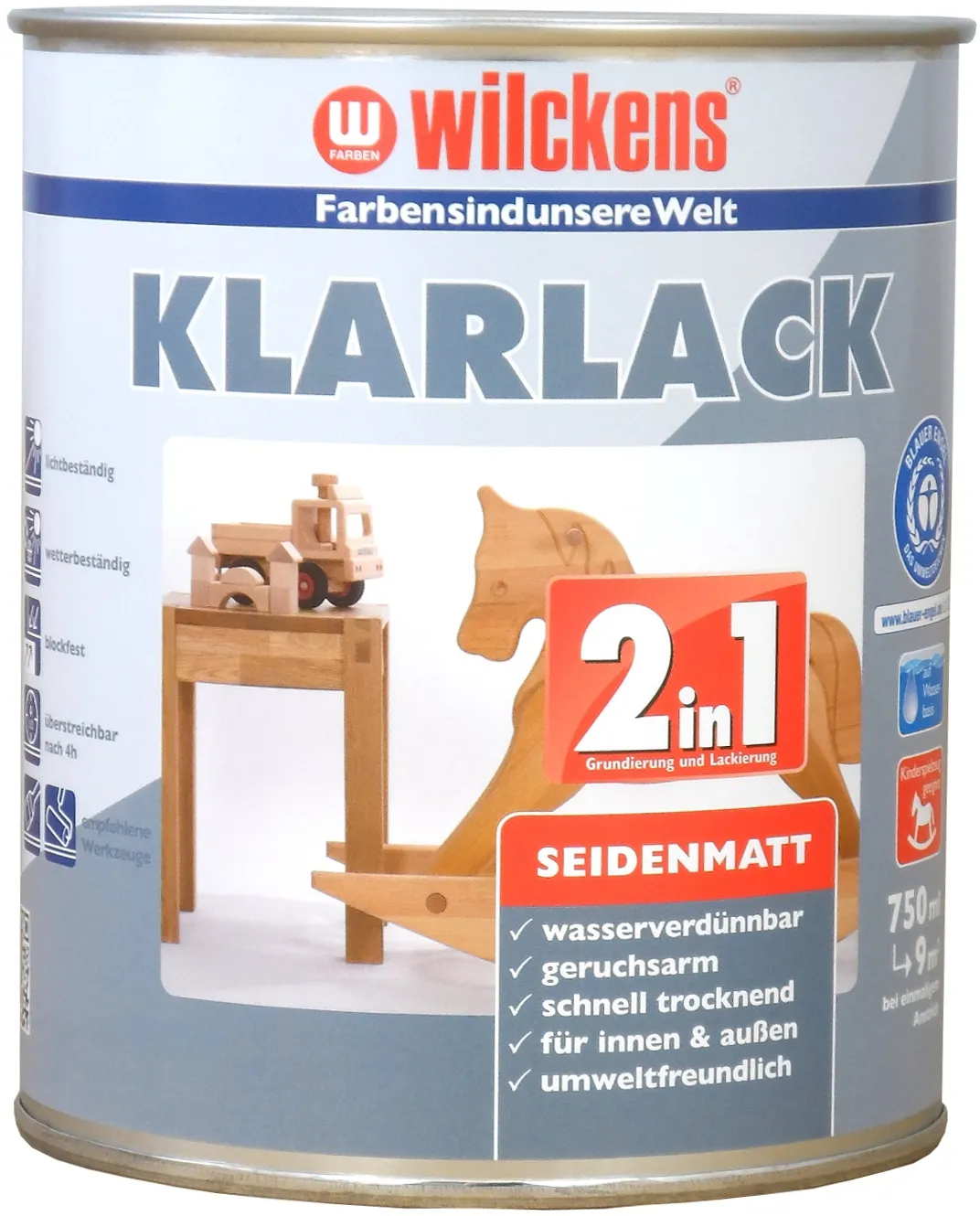 Moebelfaktor Wilckens Klarlack 2in1 seidenmatt