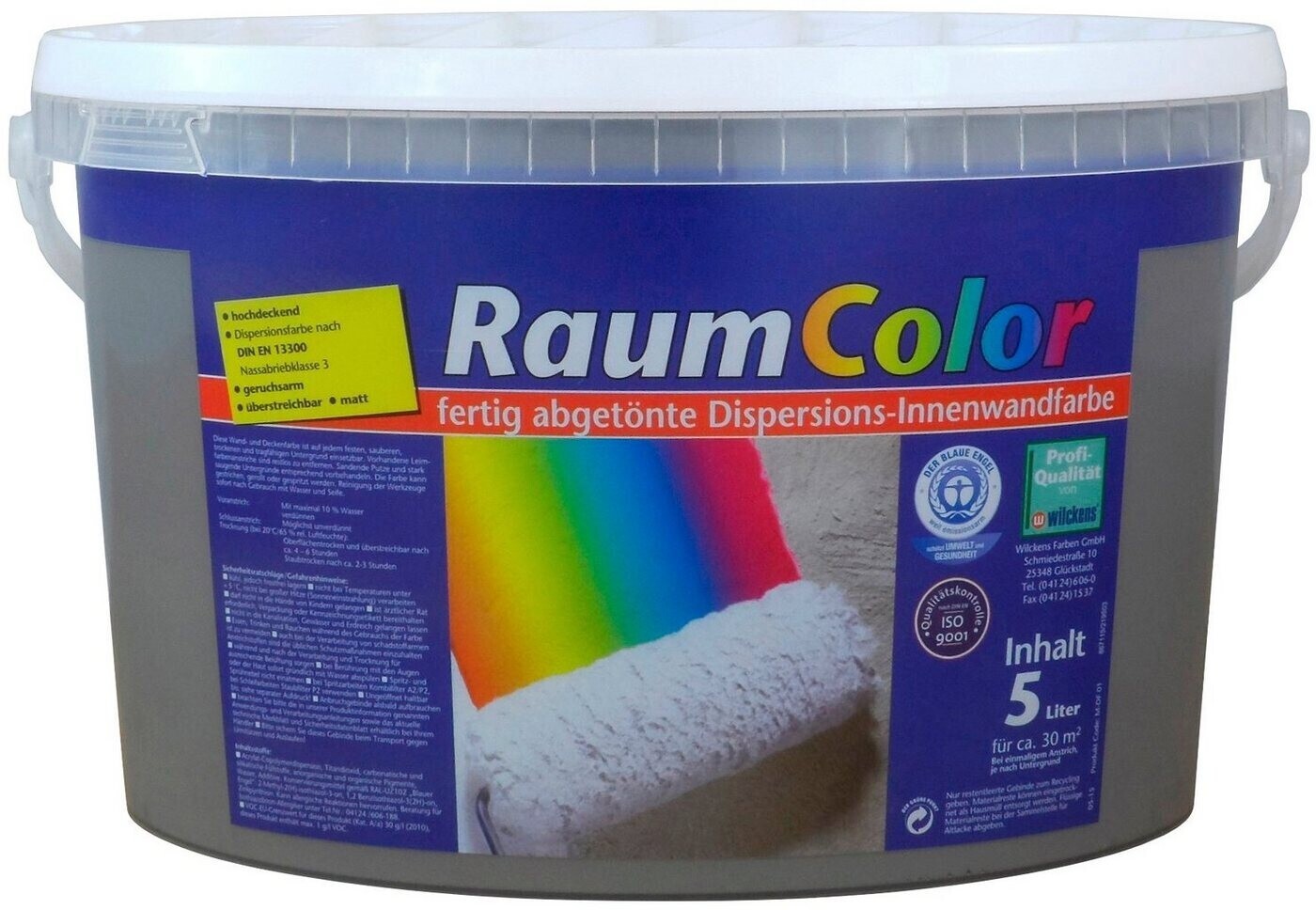 Moebelfaktor wilckens raumcolor basaltgrau 5 2 l 13604215 090