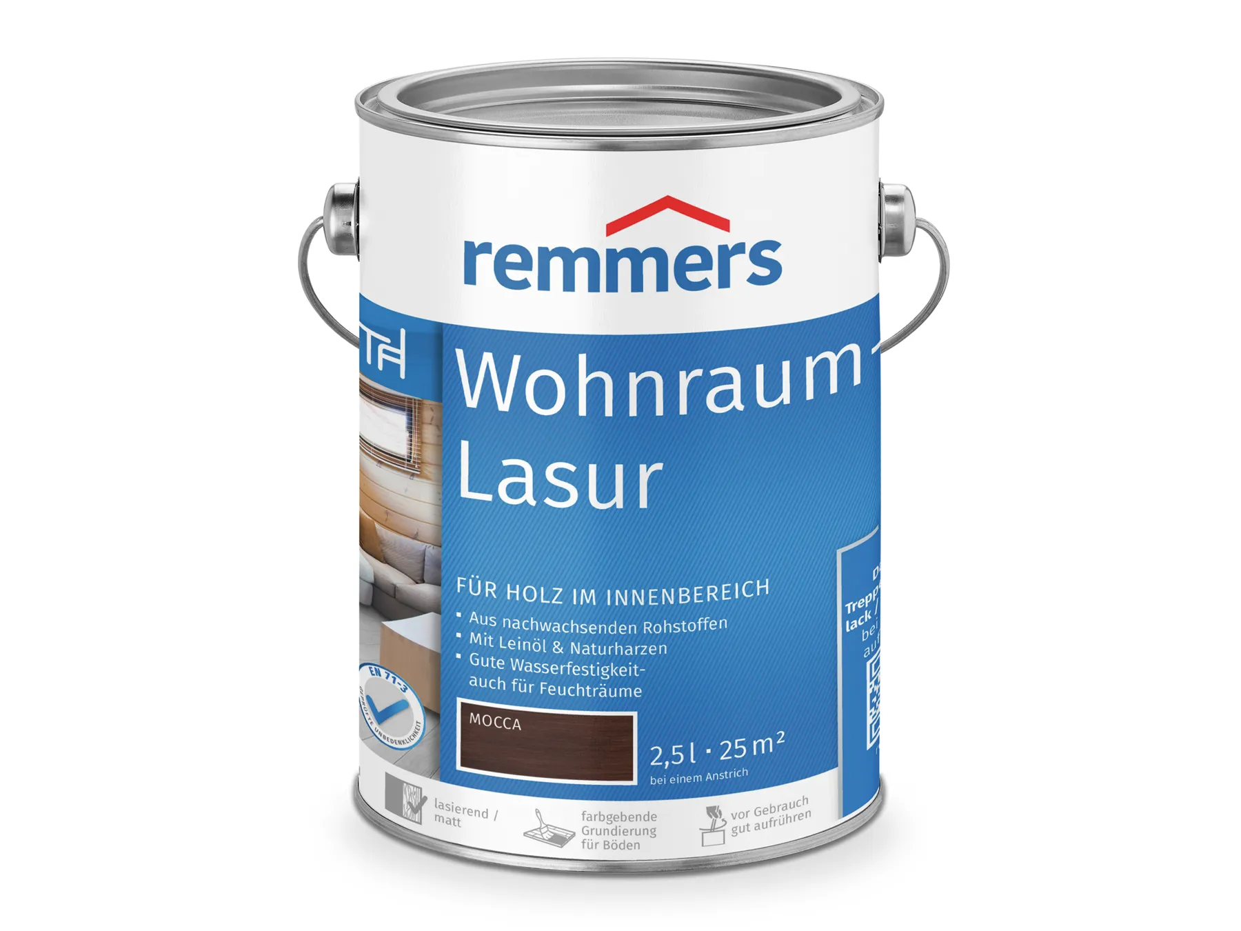 Moebelfaktor Wohnraum-Lasur mocca 2,5 l