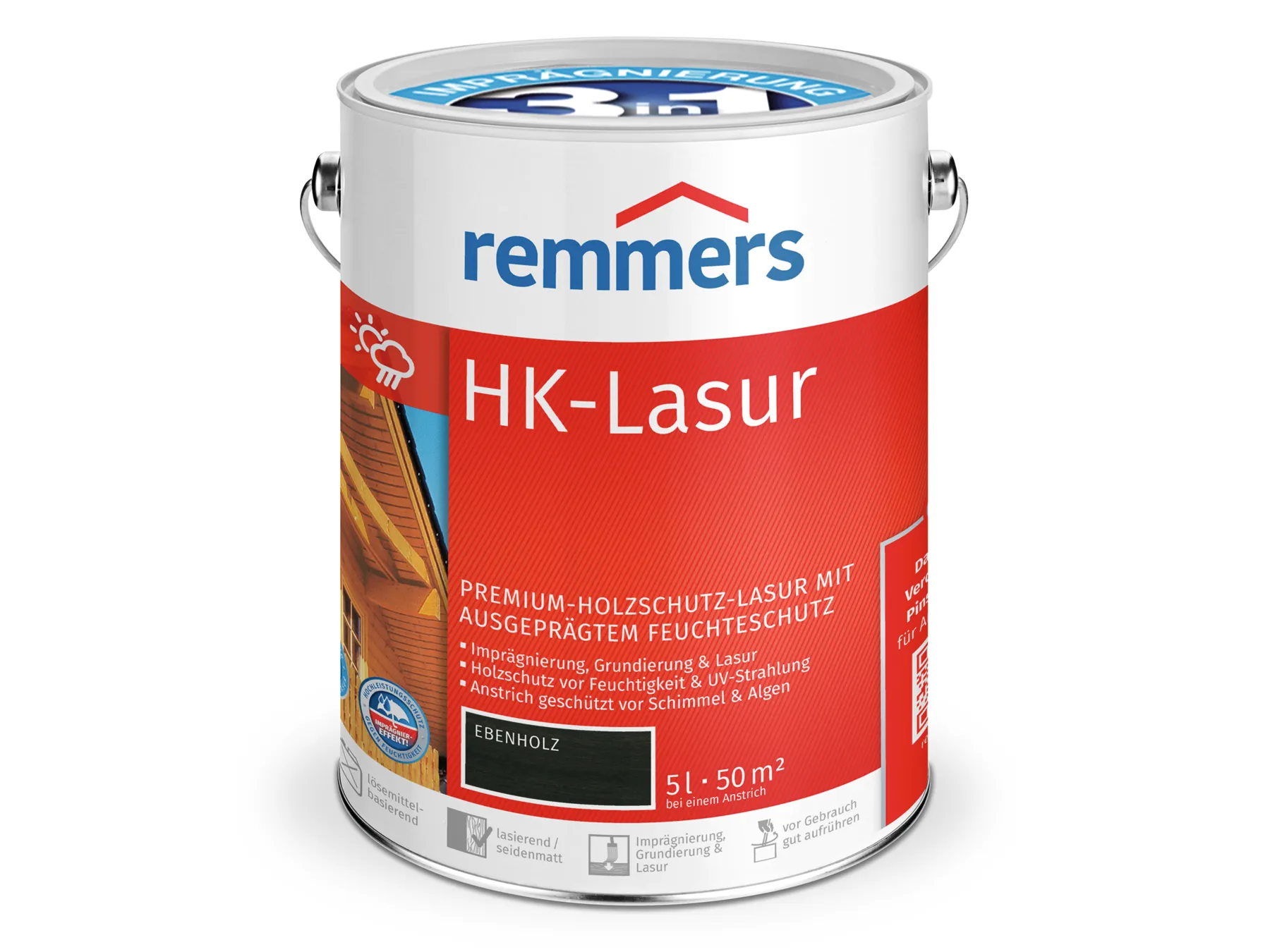 Moebelfaktor HK-Lasur 3in1 ebenholz (RC-790) 5 l