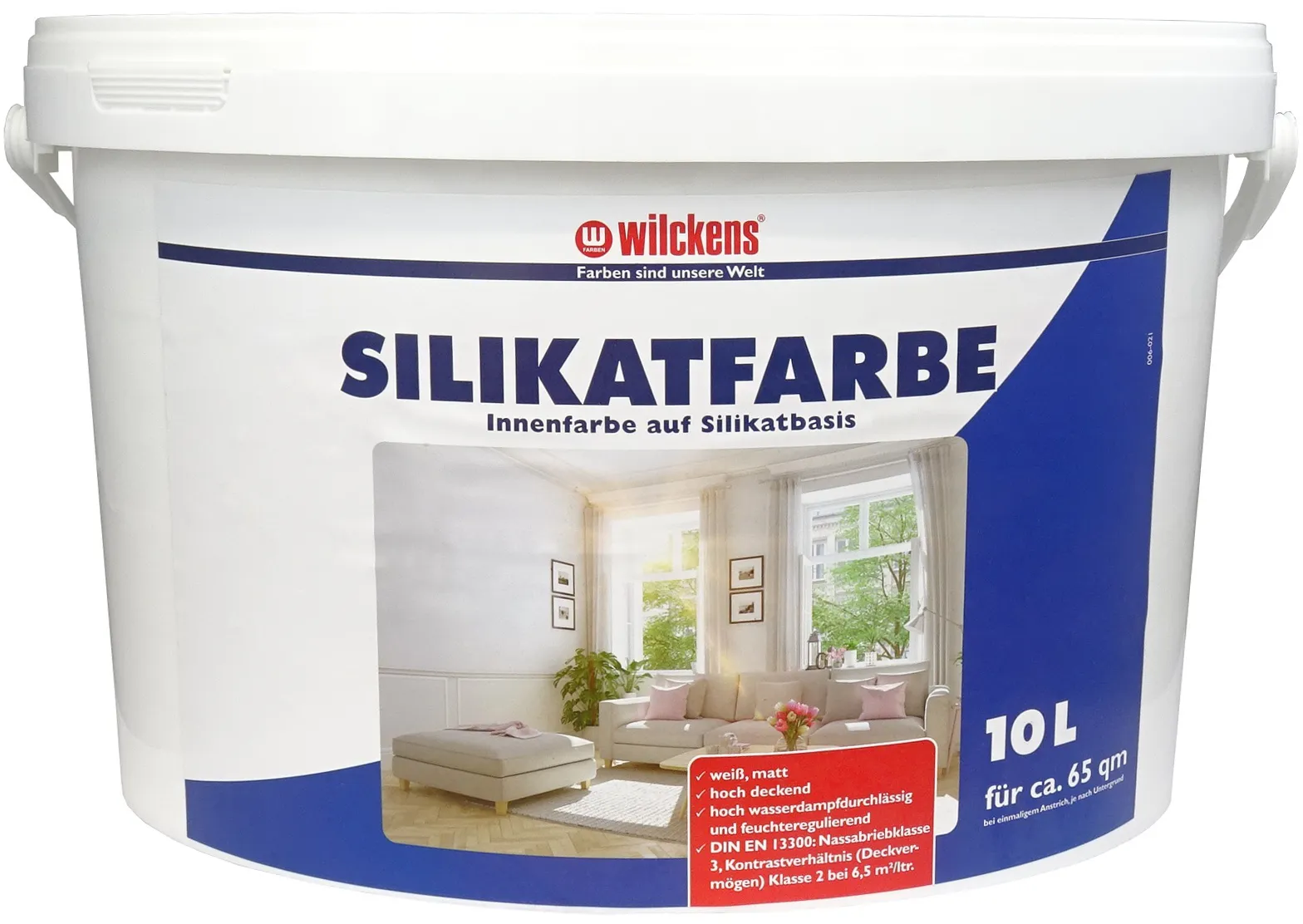 Moebelfaktor Wilckens Silikatfarbe Weiss innen matt