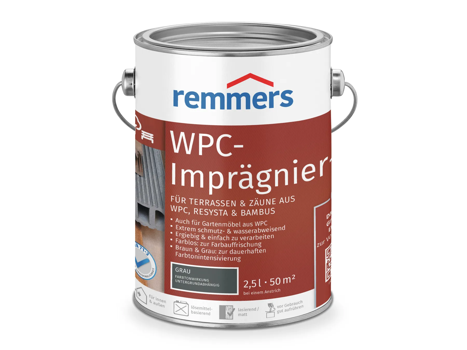 Moebelfaktor WPC-Impraegnier-Oel grau 0,75 l