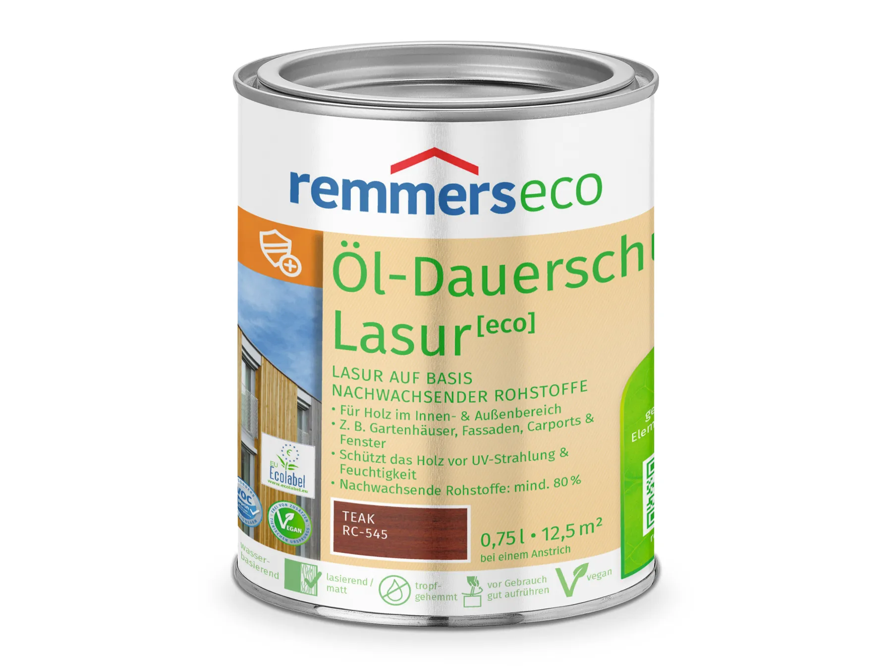 Moebelfaktor Oel-Dauerschutz-Lasur [eco] teak (RC-545) 0,75 l