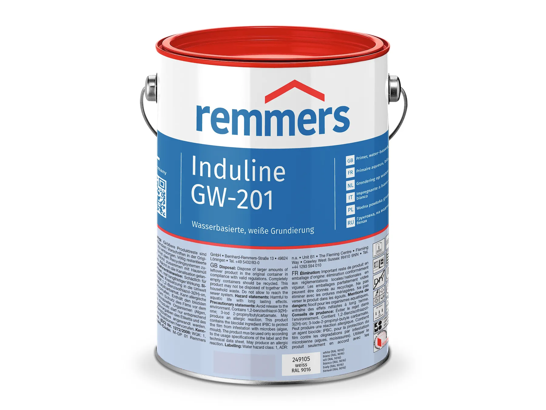 Moebelfaktor Induline GW-201 weiss 5 l