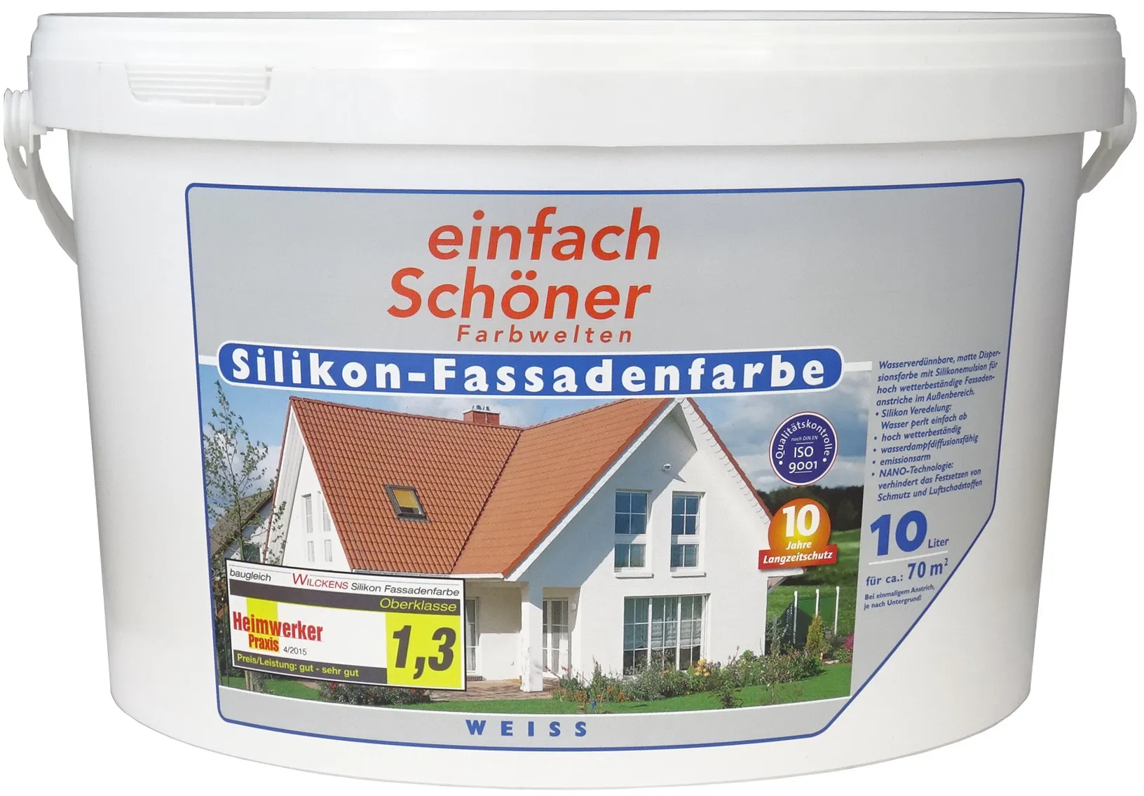 Moebelfaktor einfach Schoener Silikon-Fassadenfarbe