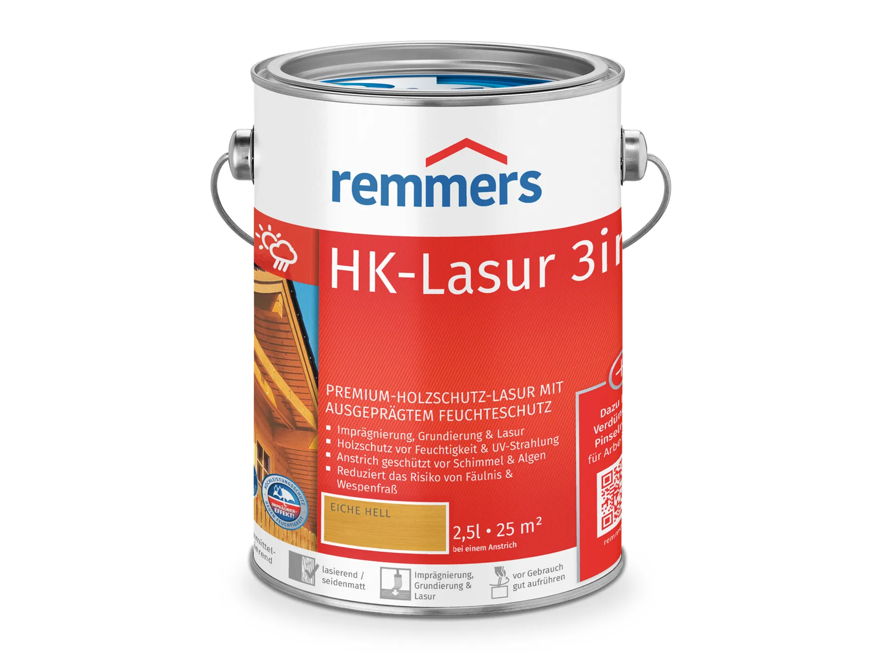 Moebelfaktor HK-Lasur 3in1 eiche hell (RC-365) 2,5 l