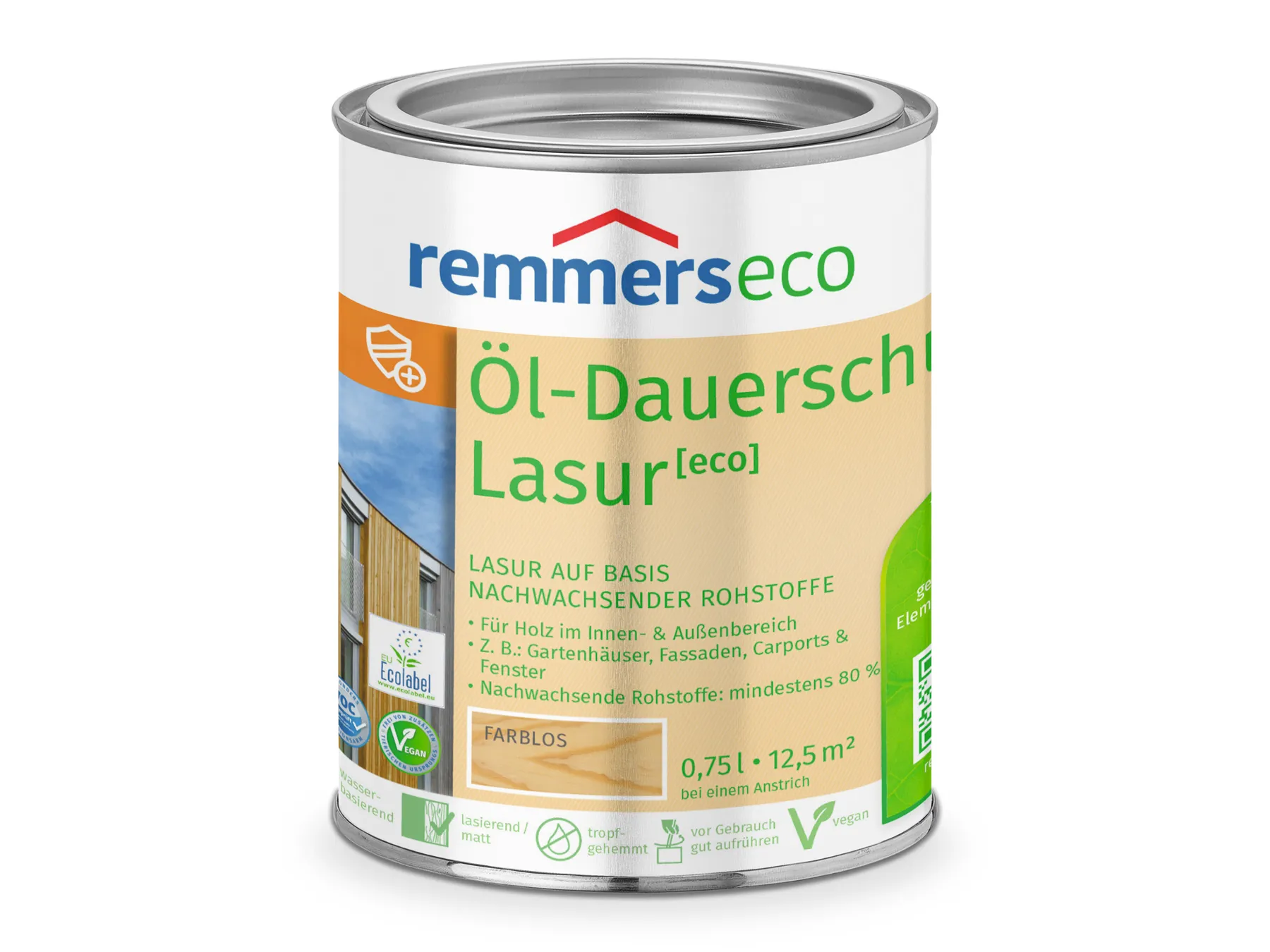 Moebelfaktor Oel-Dauerschutz-Lasur [eco] farblos 0,75 l
