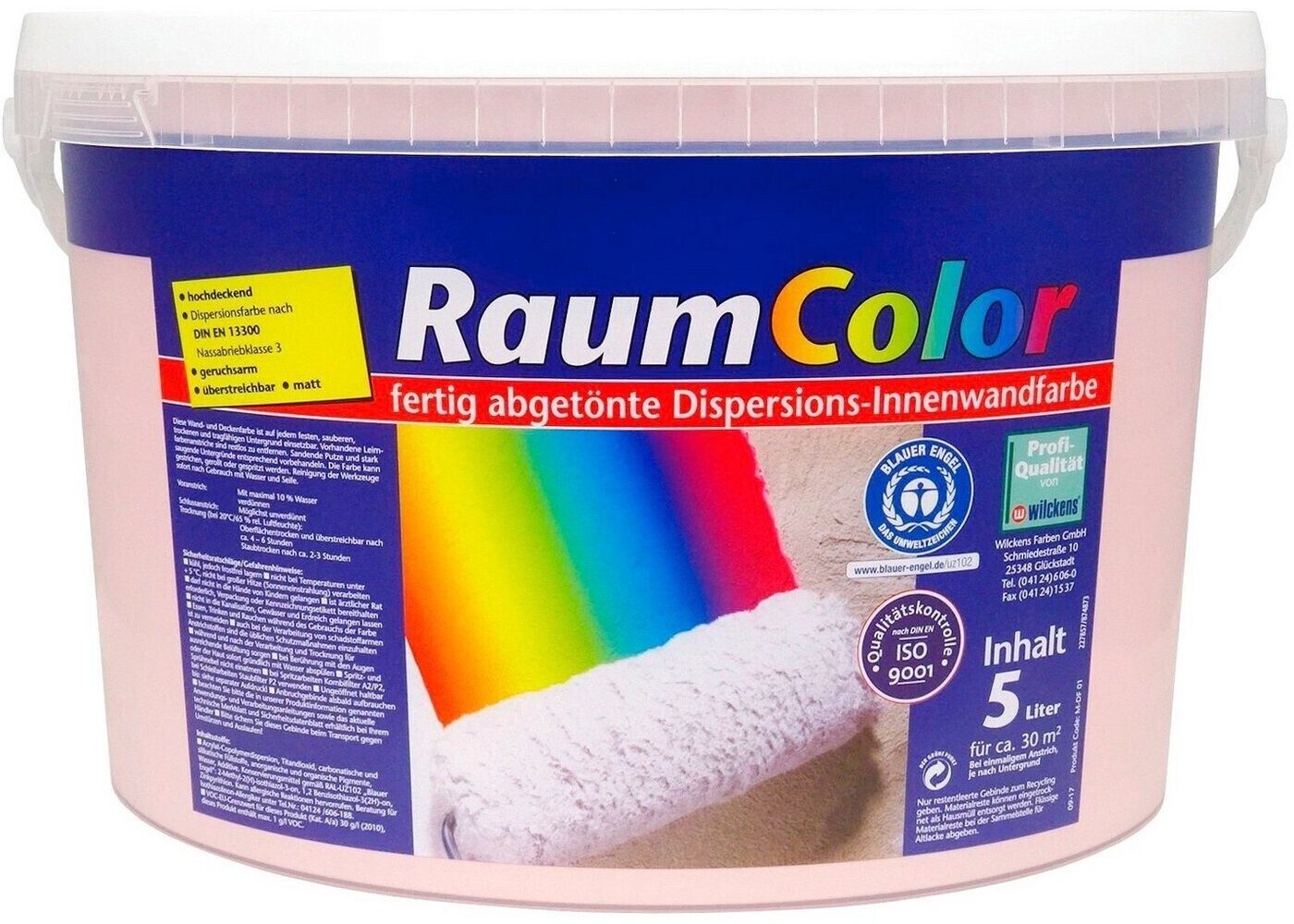 Moebelfaktor wilckens raumcolor altrosa 5 l 13604415 090