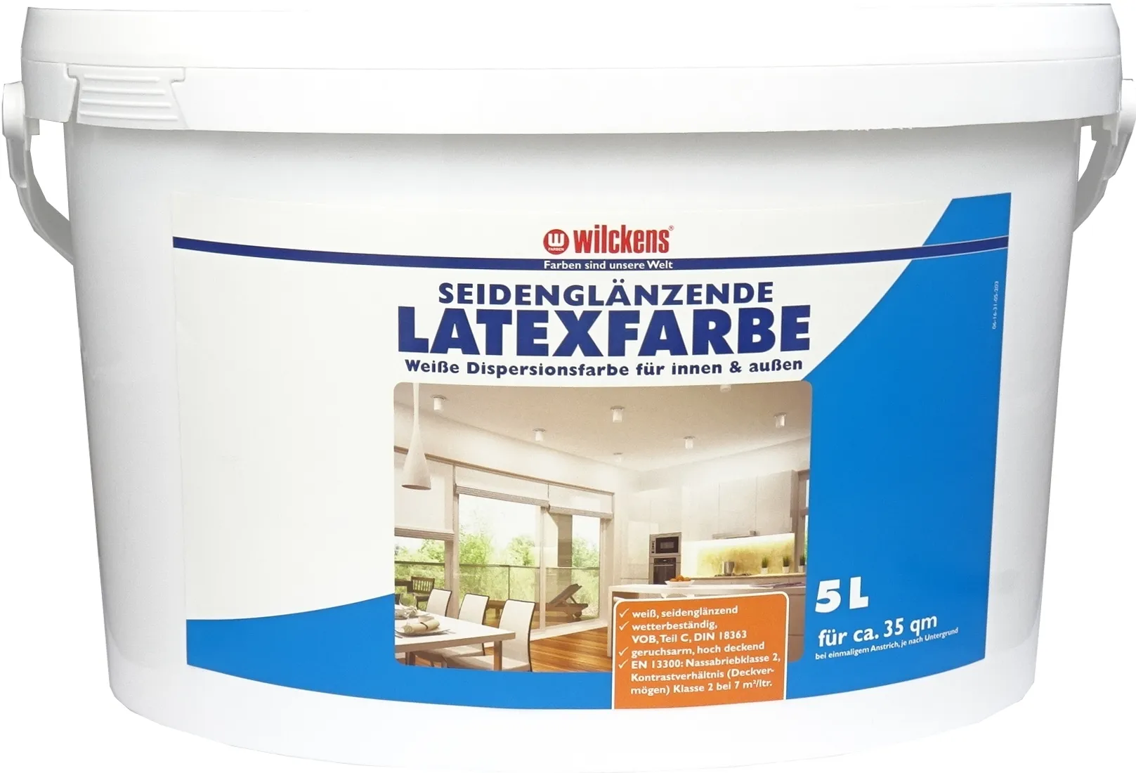 Moebelfaktor Wilckens Latexfarbe seidenglaenzend Weiss