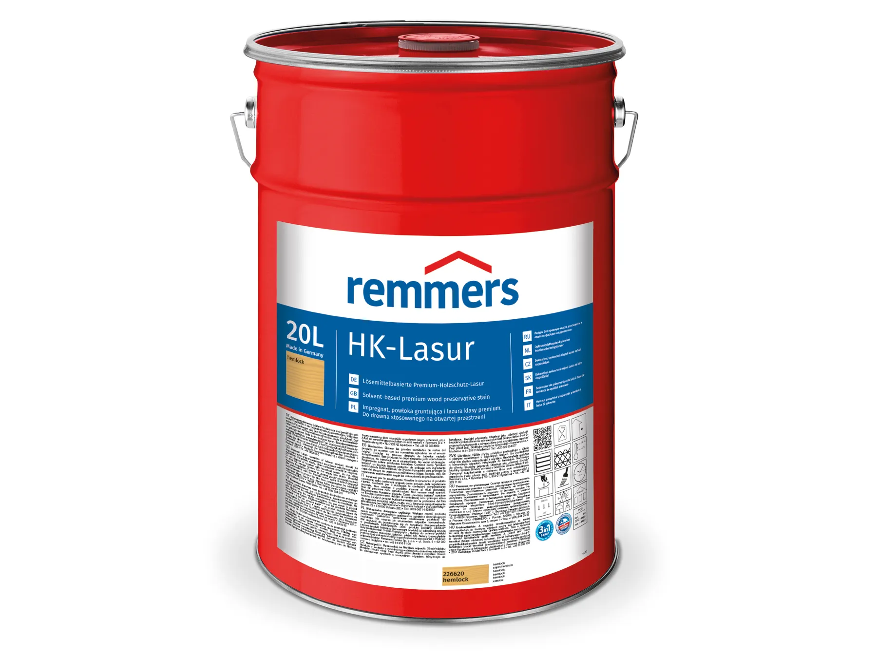 Moebelfaktor HK-Lasur 3in1 hemlock (RC-120) 20 l