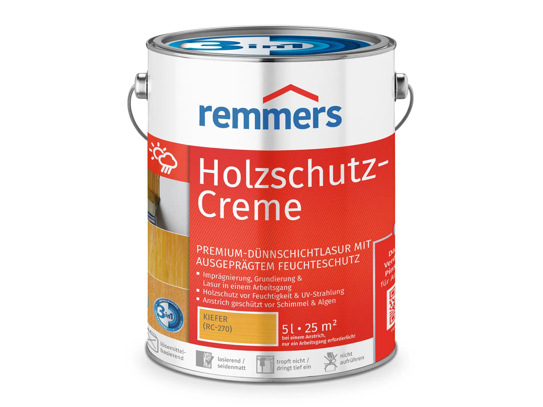 Moebelfaktor Holzschutz-Creme 3in1 kiefer (RC-270) 5 l