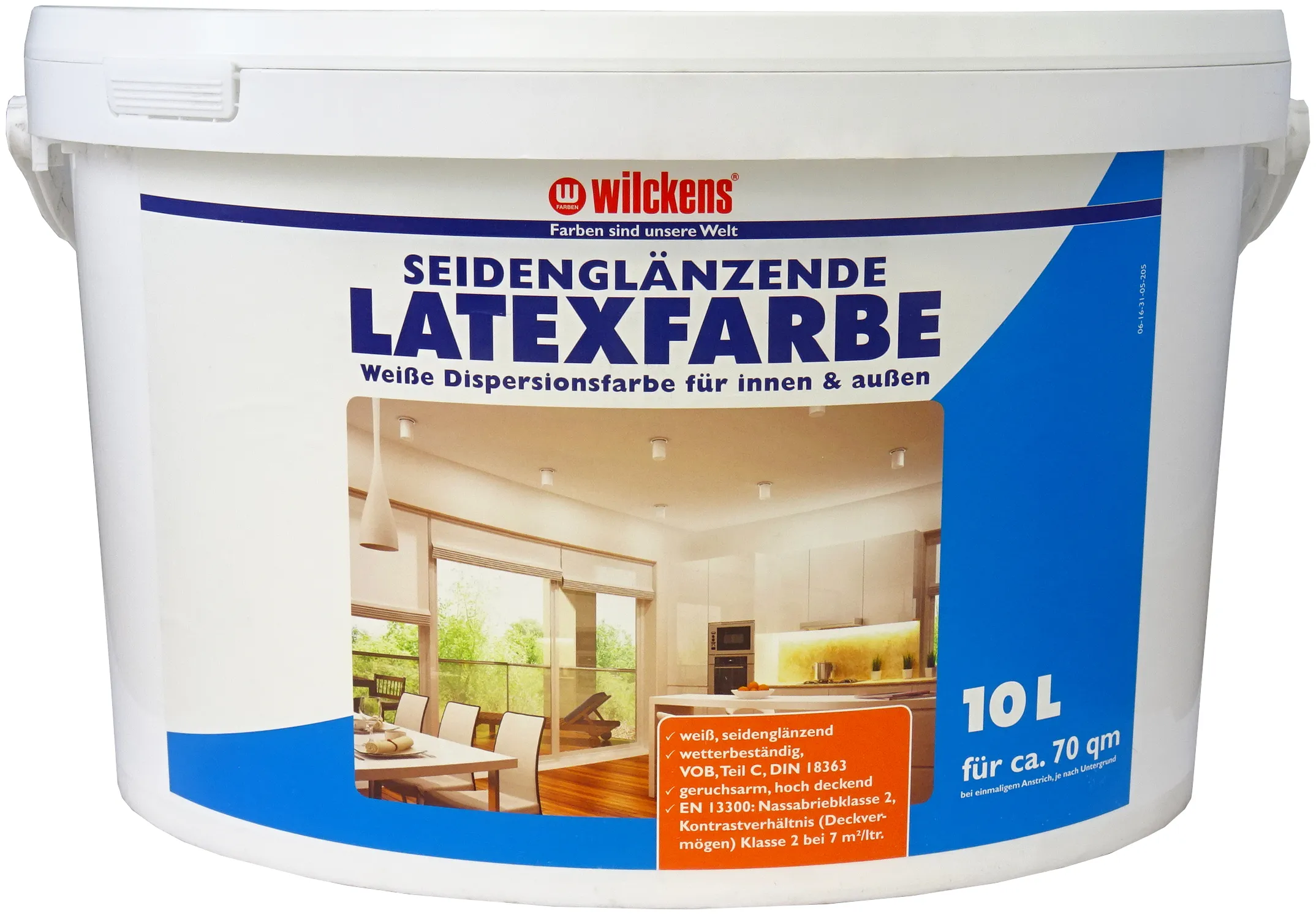 Moebelfaktor Wilckens Latexfarbe seidenglaenzend Weiss