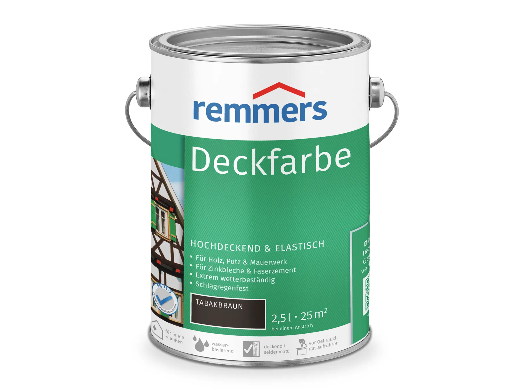 Moebelfaktor Deckfarbe tabakbraun 2,5 l