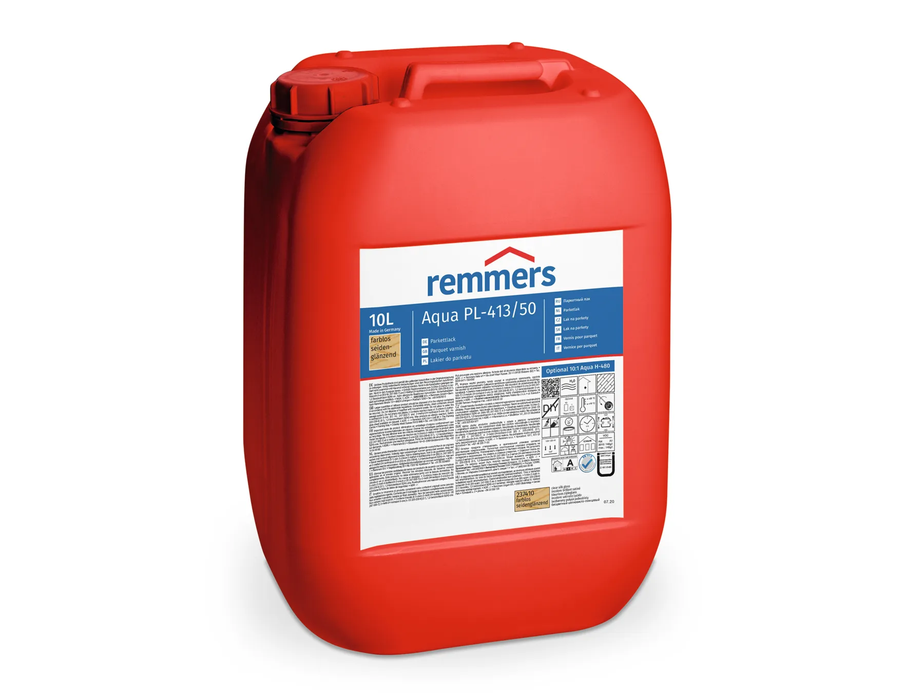 Moebelfaktor Aqua PL-413-Parkettlack farblos seidenglaenzend 10 l