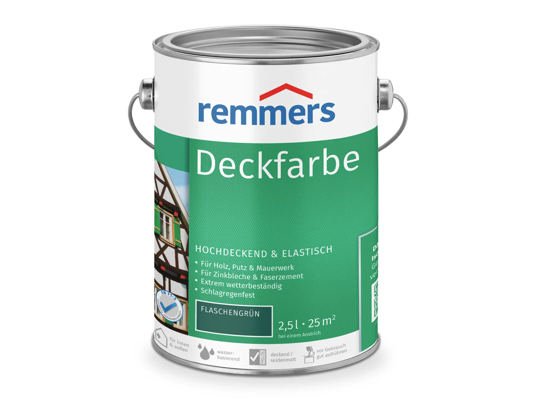 Moebelfaktor Deckfarbe flaschengruen 2,5 l