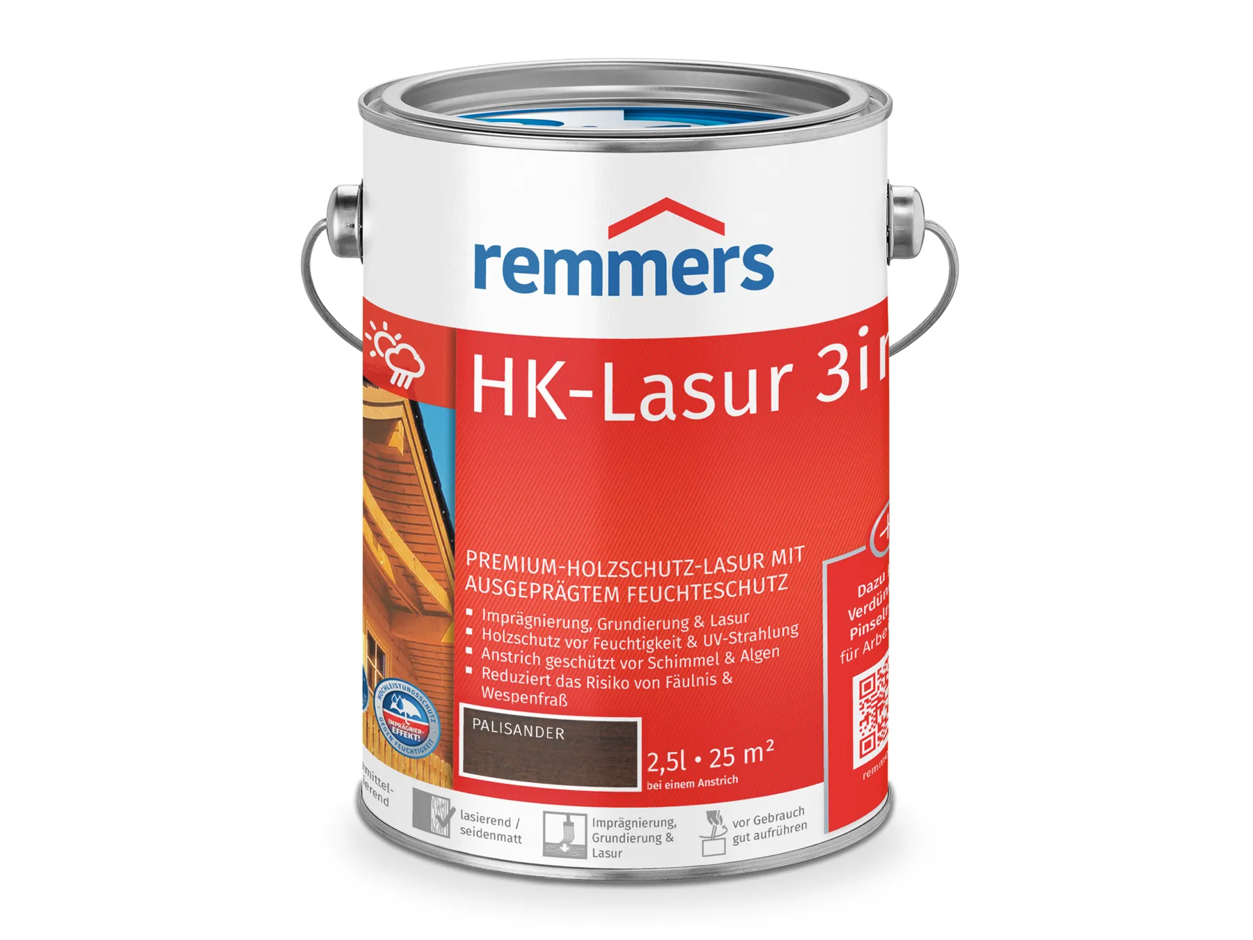 Moebelfaktor HK-Lasur 3in1 palisander (RC-720) 2,5 l