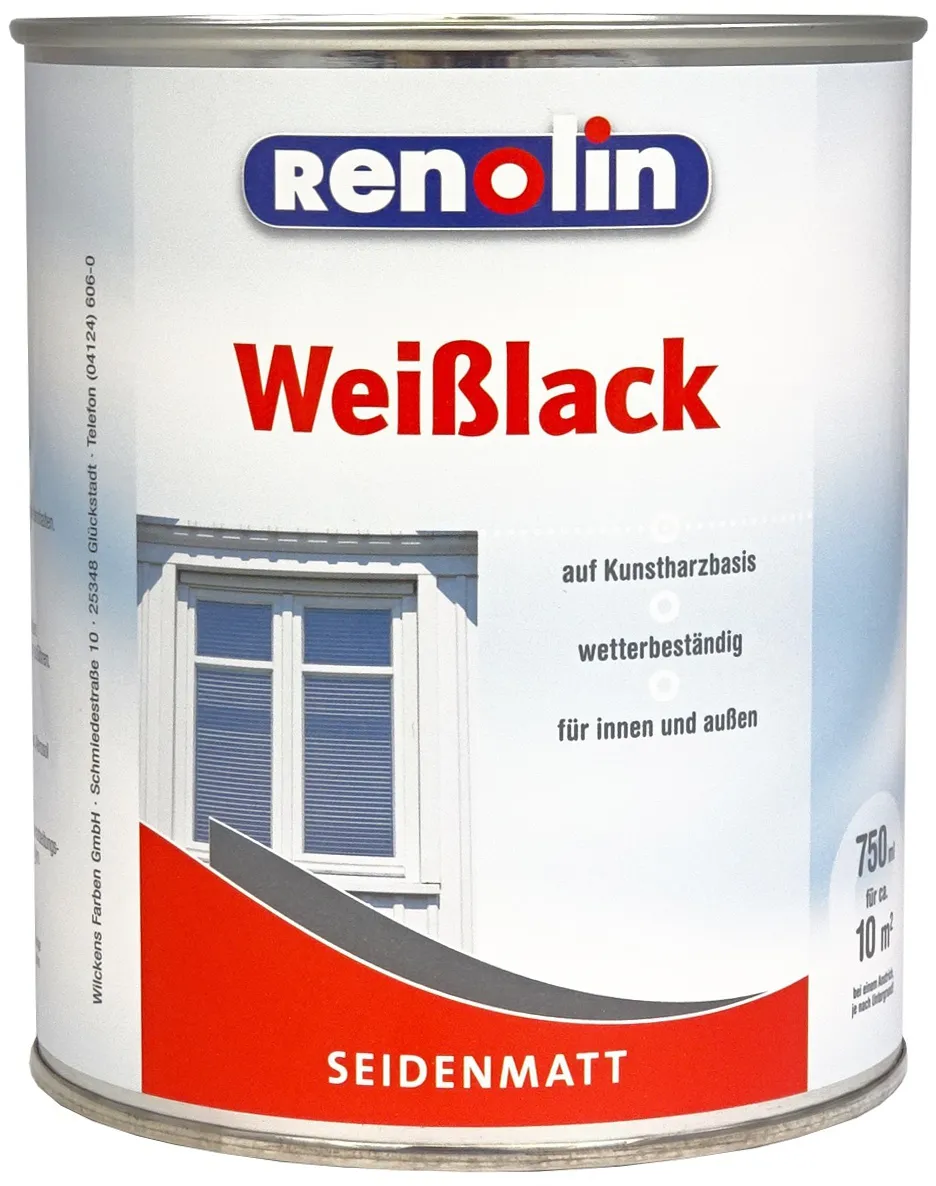 Moebelfaktor Renolin Weisslack seidenmatt