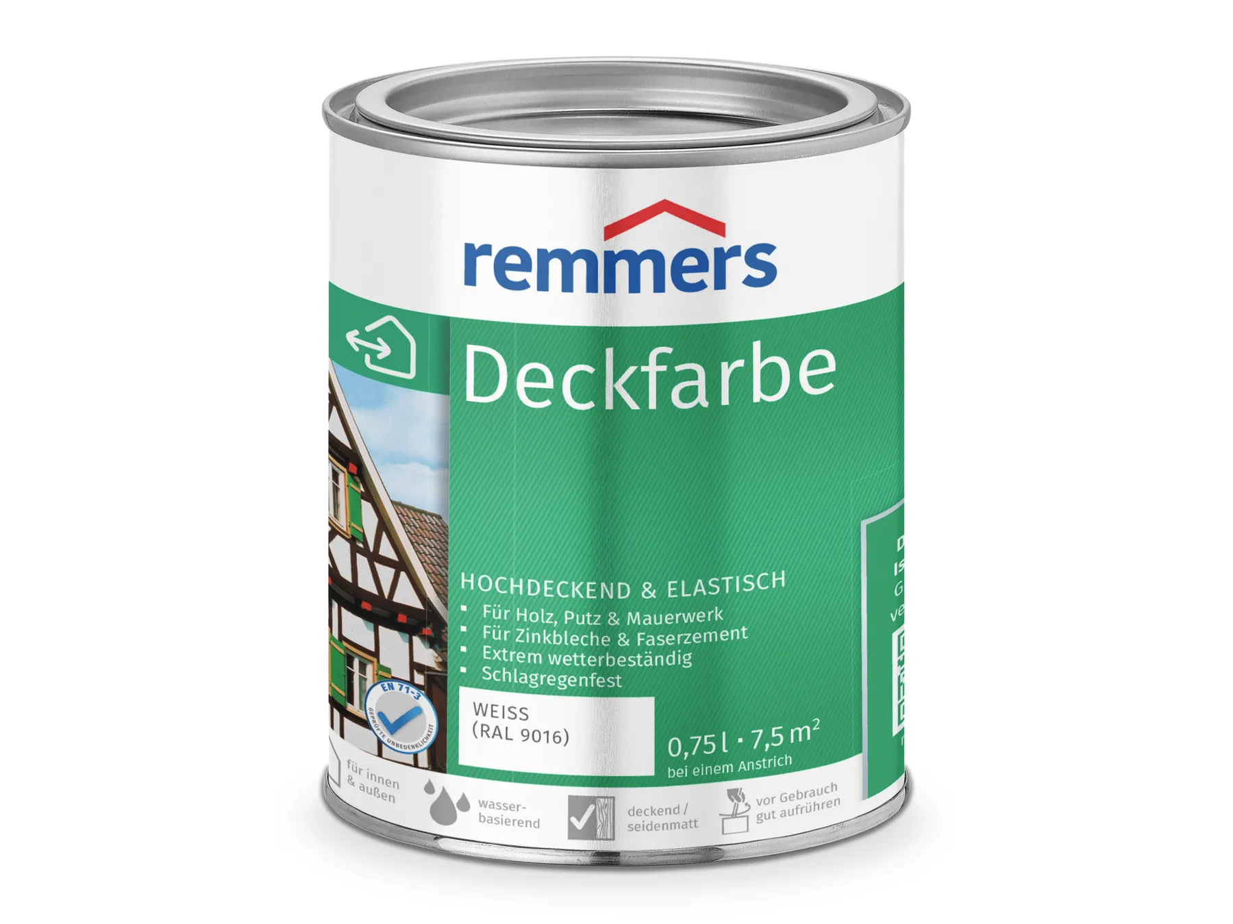 Moebelfaktor Deckfarbe weiss (RAL 9016) 0,75 l