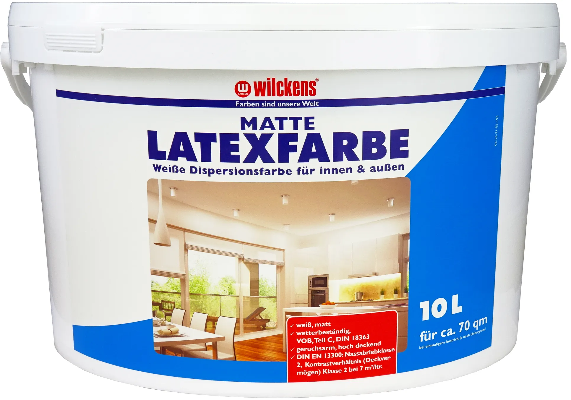 Moebelfaktor Wilckens Latexfarbe matt Weiss