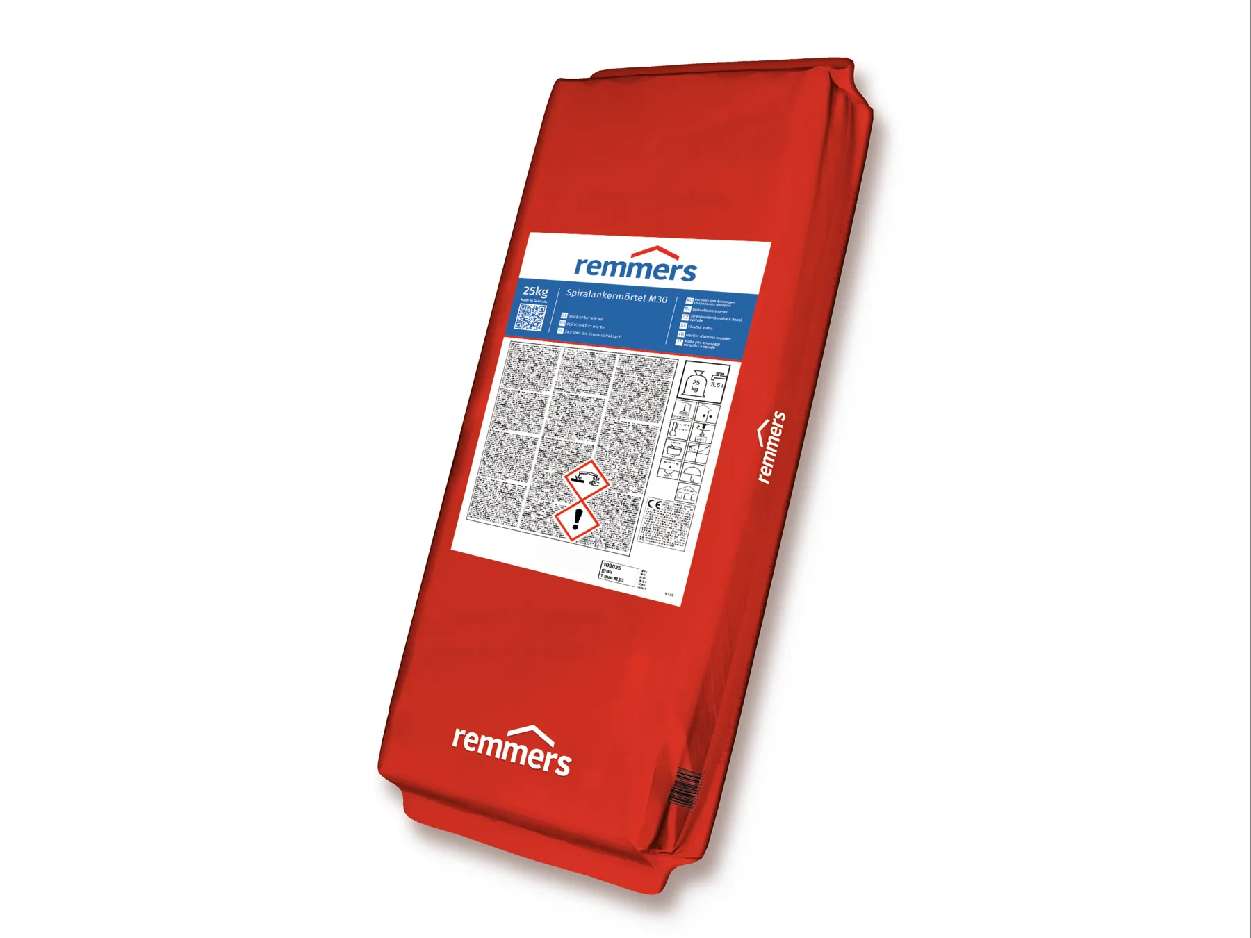 Moebelfaktor Spiralankermoertel M30 grau M30 1 mm 25 kg