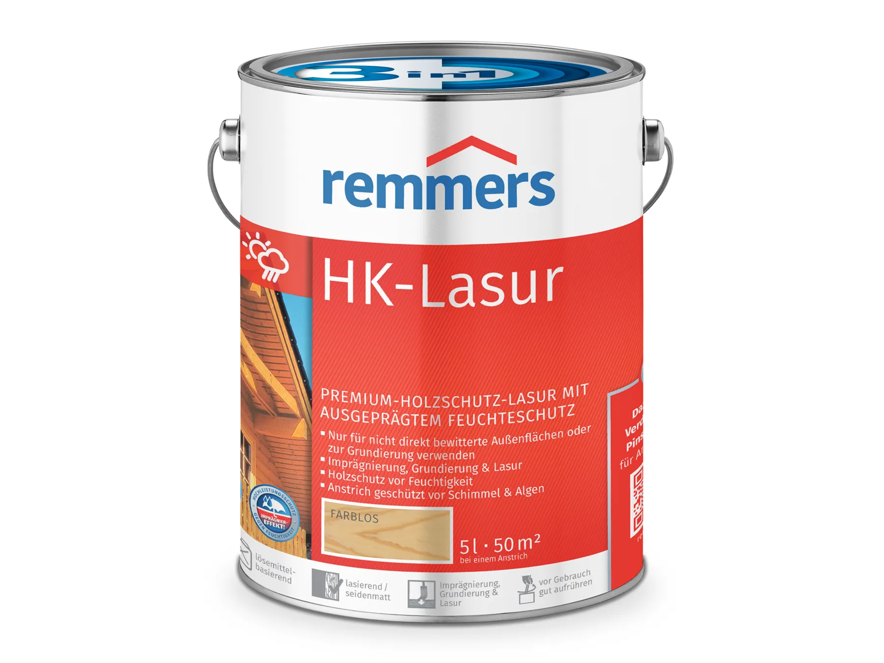 Moebelfaktor HK-Lasur 3in1 farblos 5 l