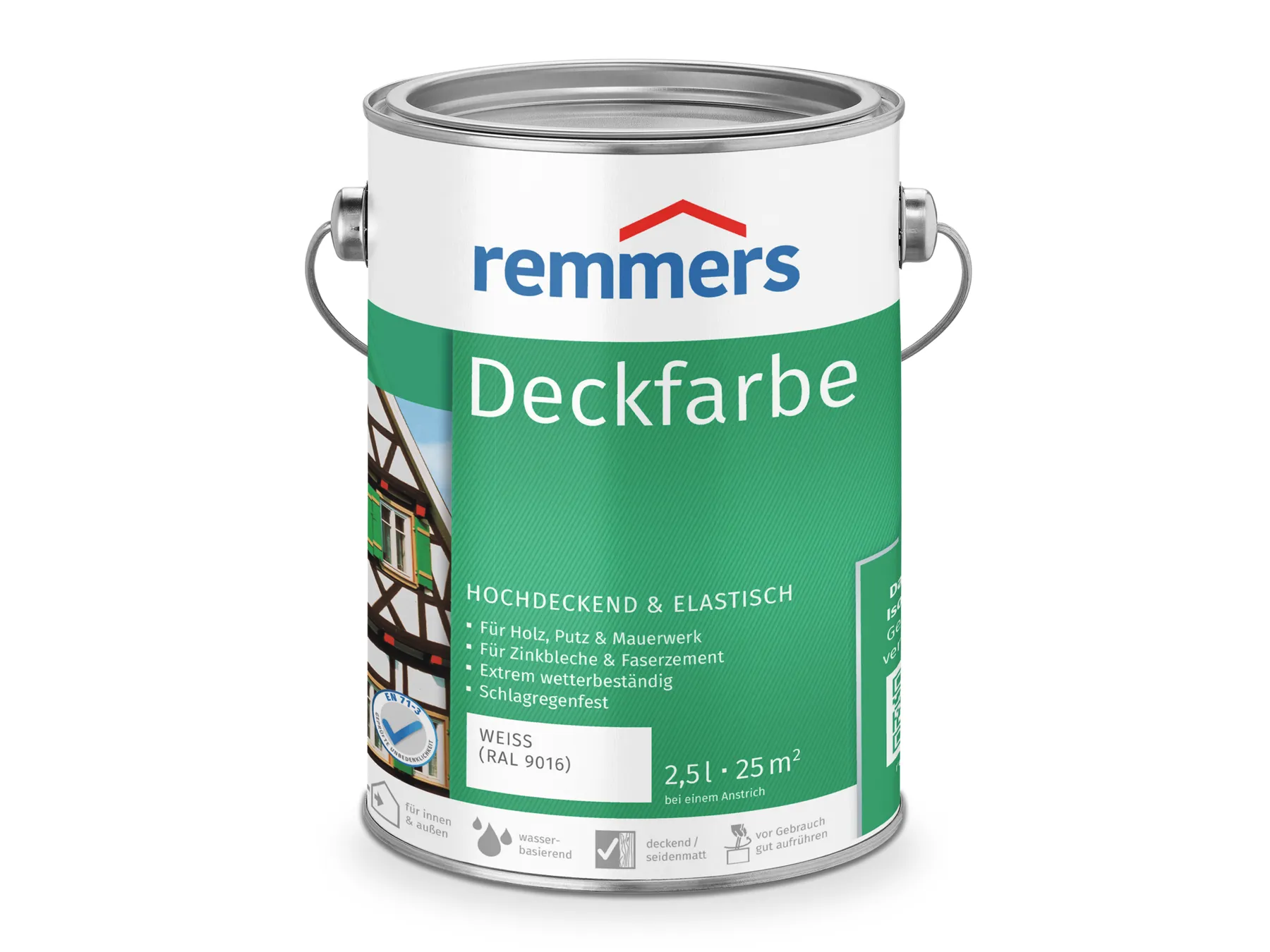 Moebelfaktor Deckfarbe weiss (RAL 9016) 2,5 l
