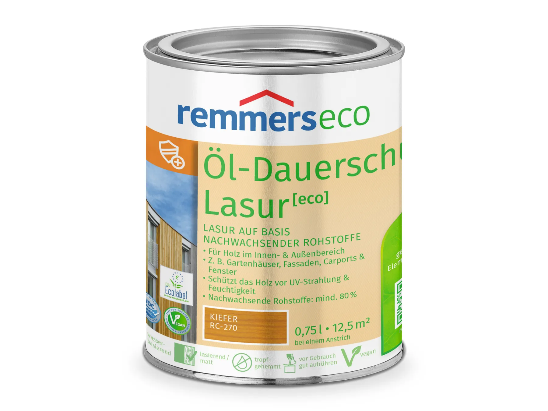 Moebelfaktor Oel-Dauerschutz-Lasur [eco] kiefer (RC-270) 0,75 l