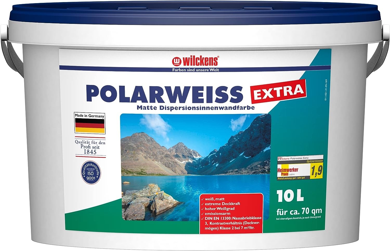 Moebelfaktor wilckens polarweiss extra weiss 10 liter