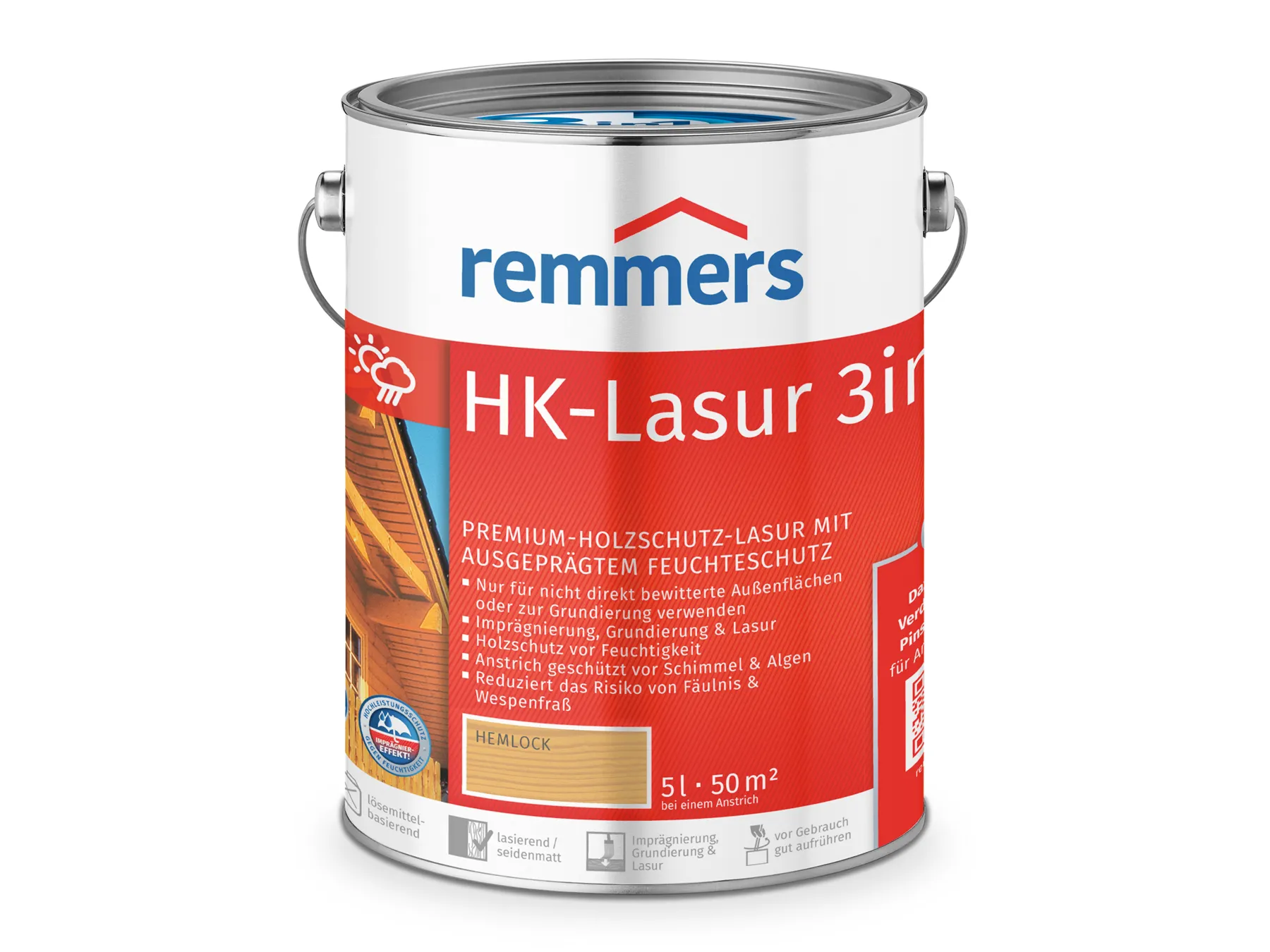 Moebelfaktor HK-Lasur 3in1 hemlock (RC-120) 5 l