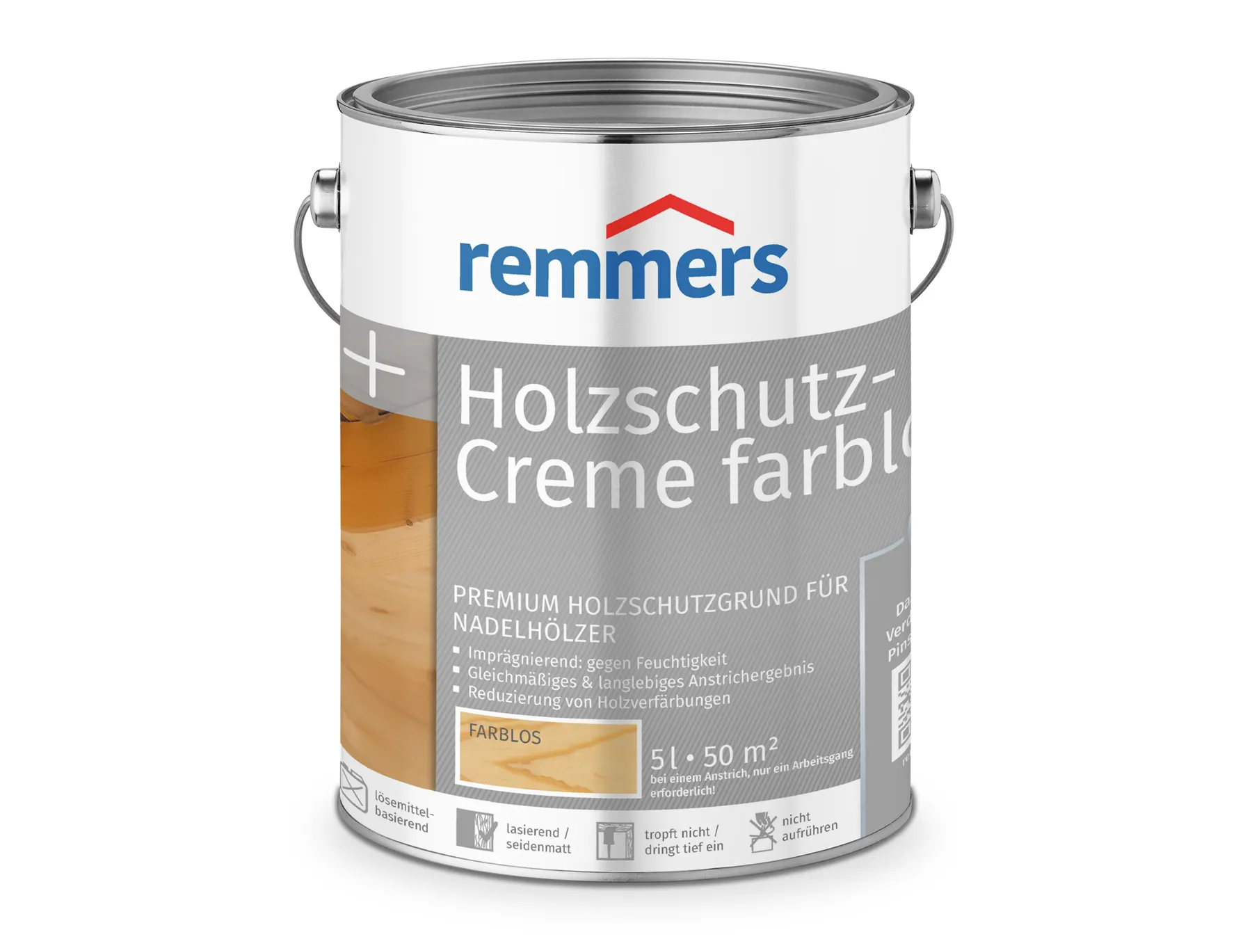 Moebelfaktor Holzschutz-Creme farblos farblos 5 l