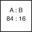 Mischungsverhältnis Komp. A 84 : Komp. B 16