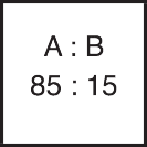 Mischungsverhältnis Komp. A 85 : Komp. B 15
